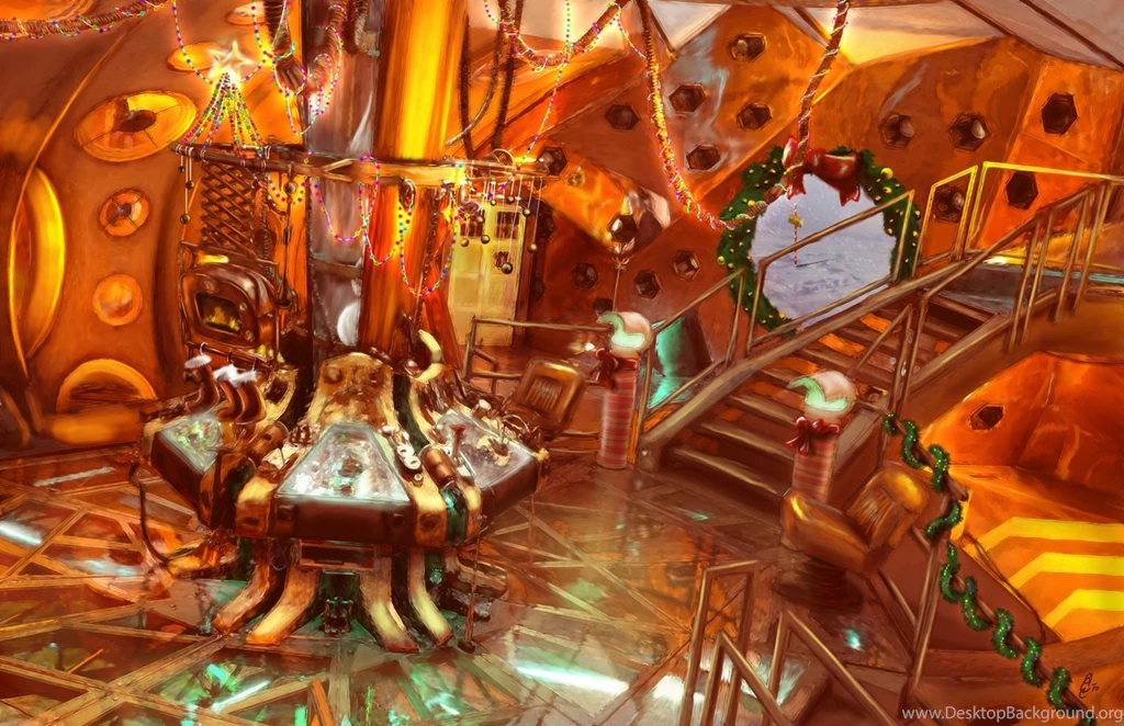 X mas In The TARDIS By Aerindarkwater On DeviantArt