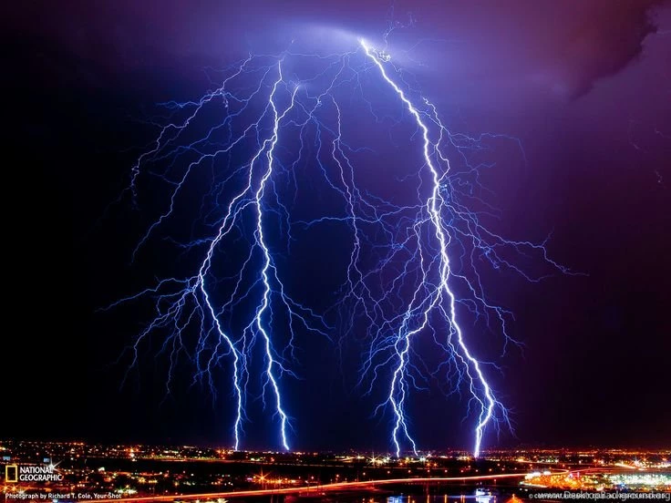 Dramatic Lightning Strikes