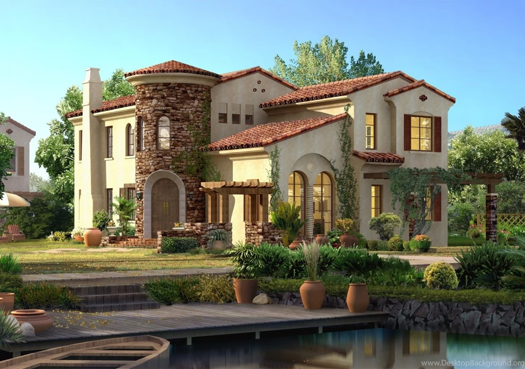 Download Wallpapers House, Residential, Design, Beautifully HD ...