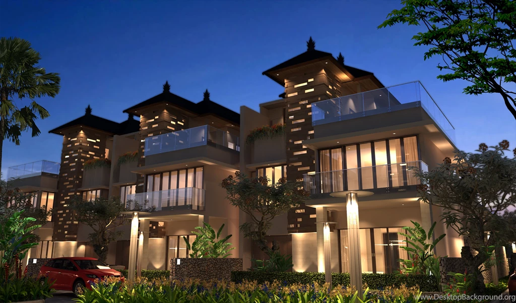 Residential House In Bali Wallpapers And Images Wallpapers ...