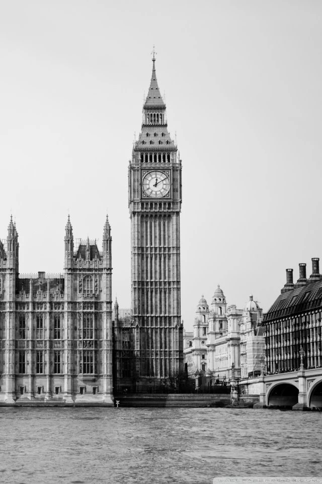 Palace Of Westminster Black And White HD Desktop Wallpapers ...