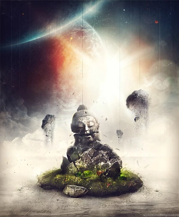 Sitting Buddha + Free iPhone Wallpapers On Behance