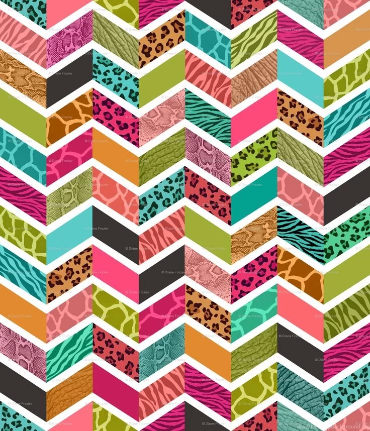 Rainbow Cheetah And Zebra Print Wallpapers Animal Print Chevron ...