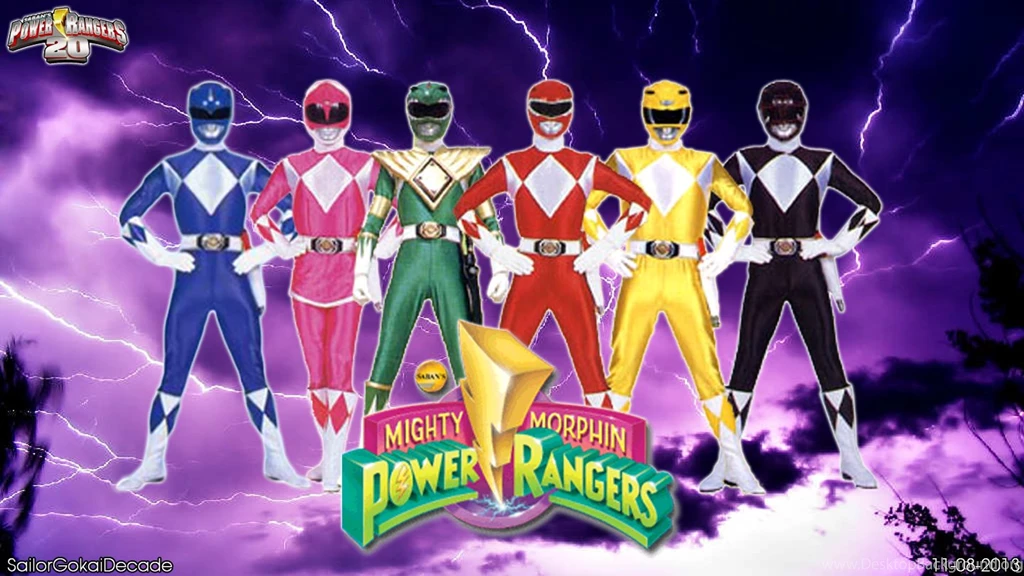 Jestingstock.com Blue Mighty Morphin Power Ranger Wallpapers
