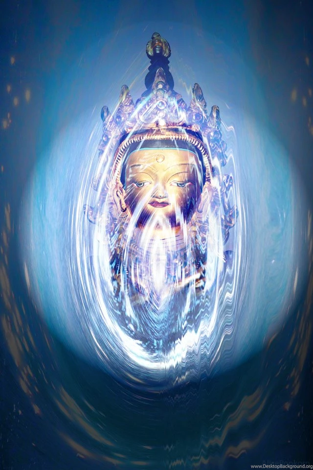 iPad Wallpapers For iPhone Blue Buddha