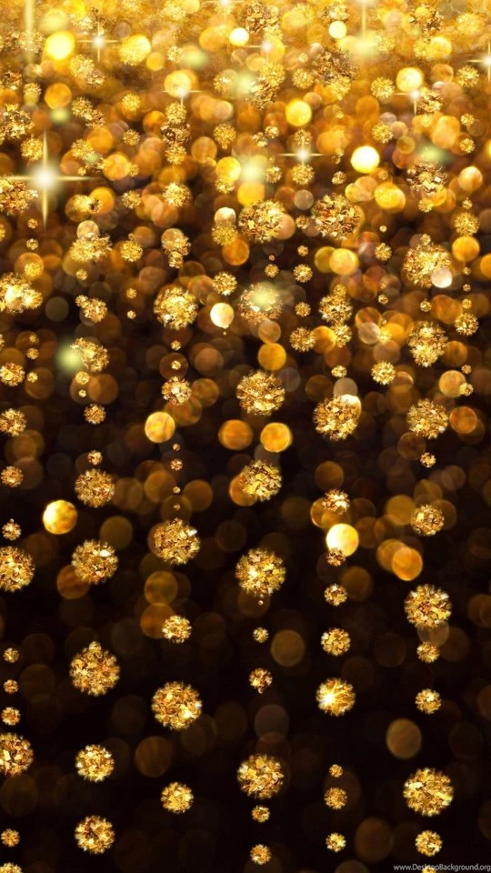 Download Wallpapers 540x960 Gold, Rain, Shine, Holiday, Backgrounds ...