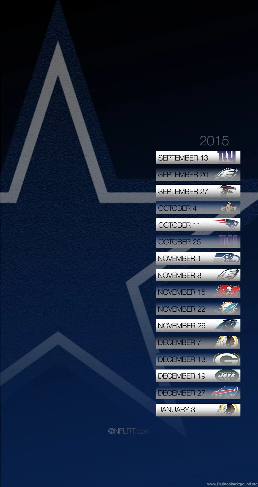 2015 NFL Schedule Wallpapers   Page 2 Of 8   @NFLRT