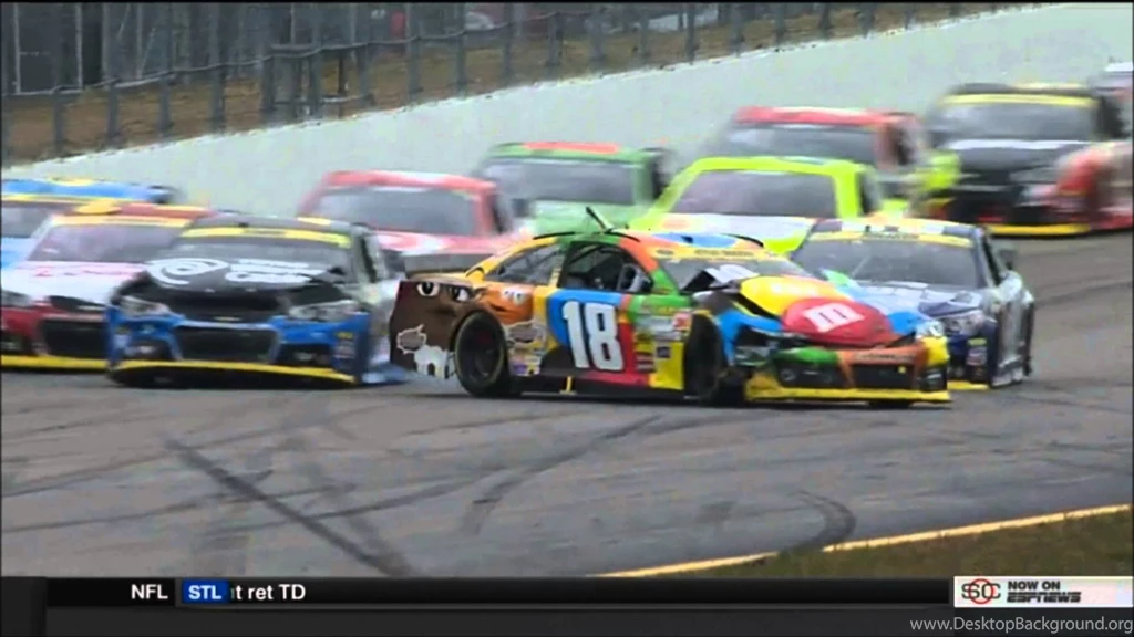2014 Sylvania 300 Kyle Busch Crash YouTube