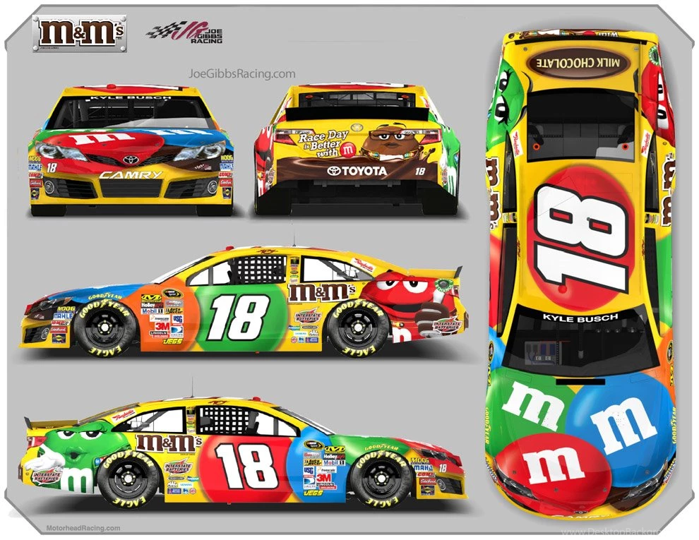 2013 Kyle Busch M&M'S Car Revealed