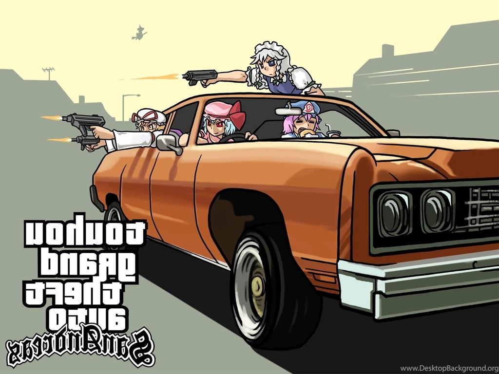 Gta Grand Theft Auto San Andreas Car Anime