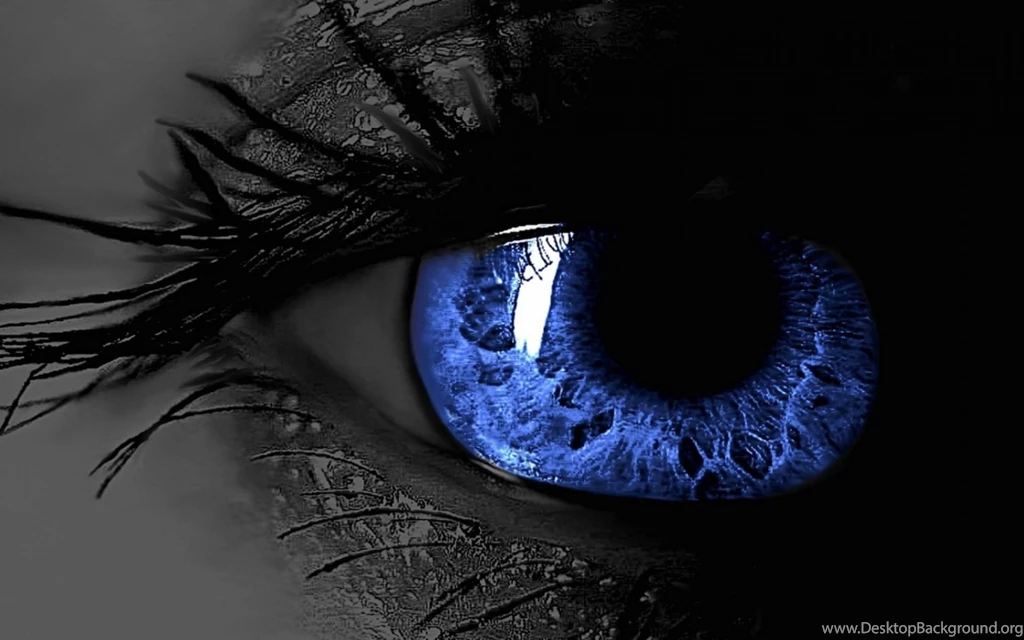 3D Blue Eye Desktop Wallpapers