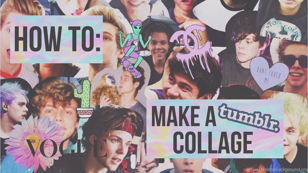 How To: Make A Tumblr Collage! ♡ YouTube