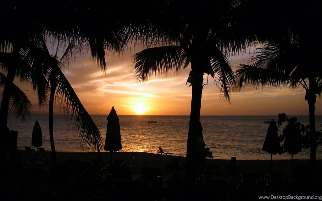 1680x1050 Caribbean Sundown Desktop PC And Mac Wallpapers
