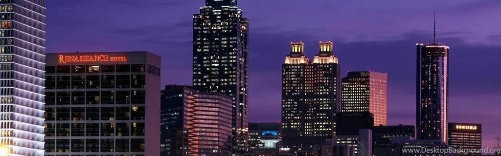 Download Wallpapers 3840x1200 Atlanta, Usa, Georgia, Metropolis ...