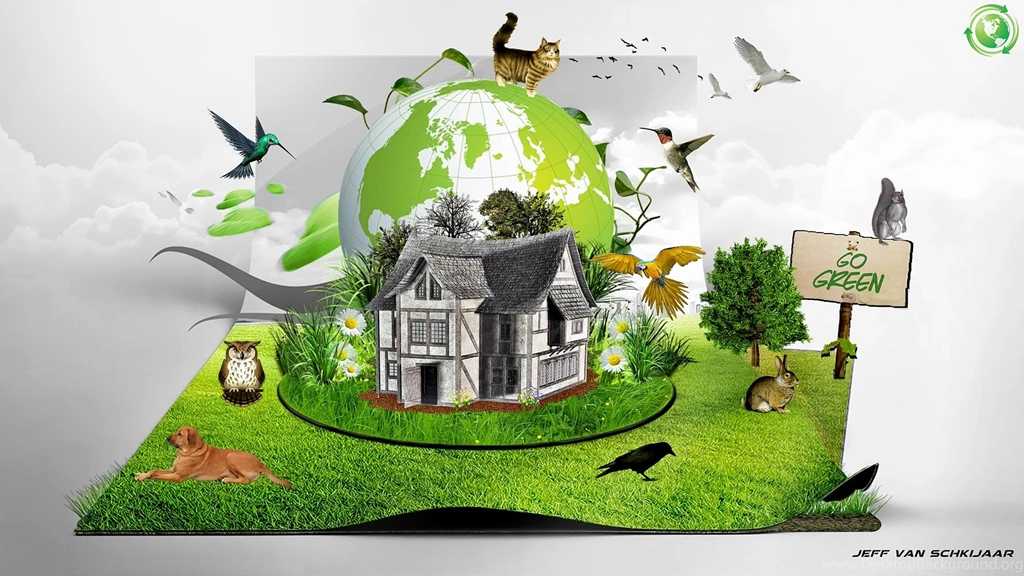 Jestingstock.com Go Green Wallpapers