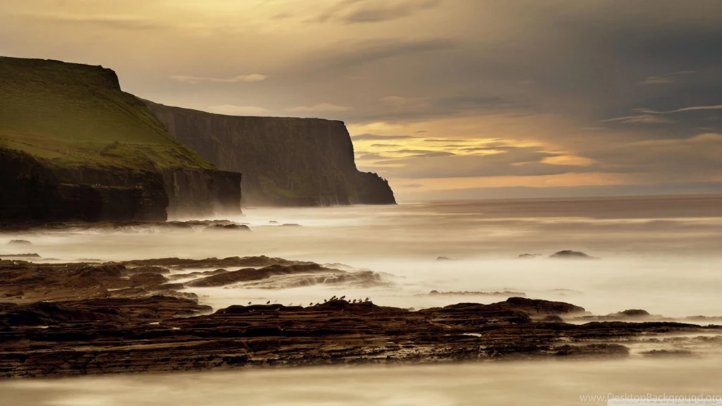 The Cliffs Of Moher Ireland HD Desktop Wallpapers : Widescreen ...