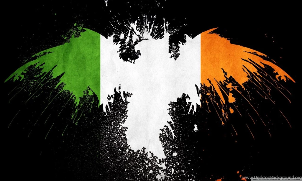 Grunge Flag Of Ireland HD Desktop Wallpapers : High Definition : Mobile