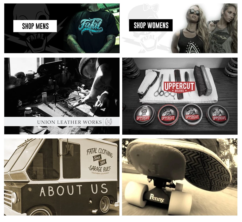 FATAL CLOTHING HOME PAGE Fatal Clothing