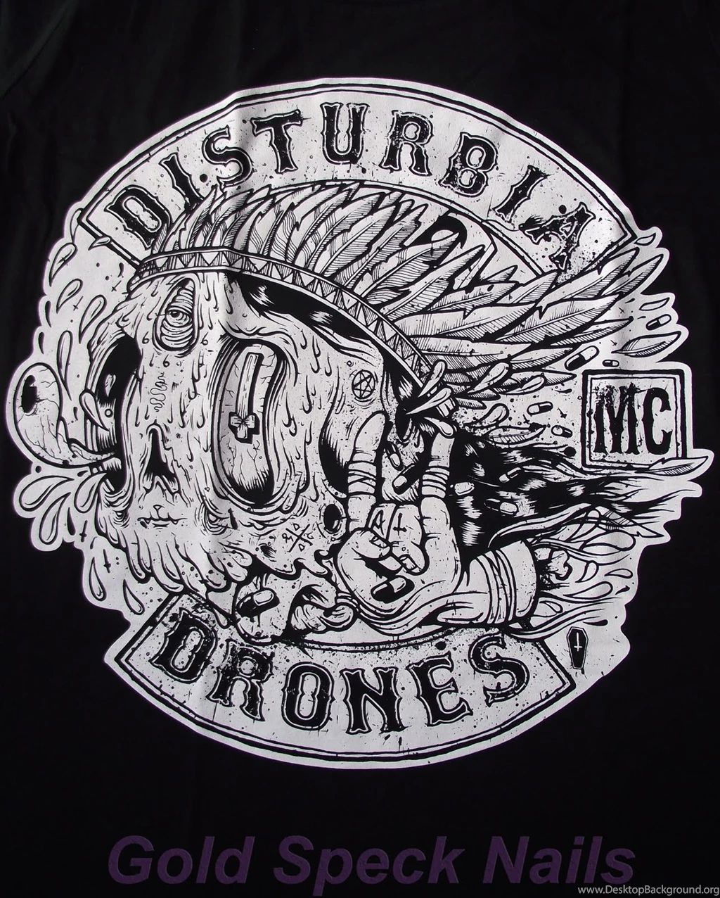 Gold Speck Nails: September 2011