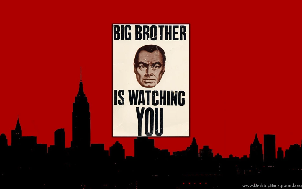 Big Brother Is Watching You. – The Worlds Biggest Fridge Magnet