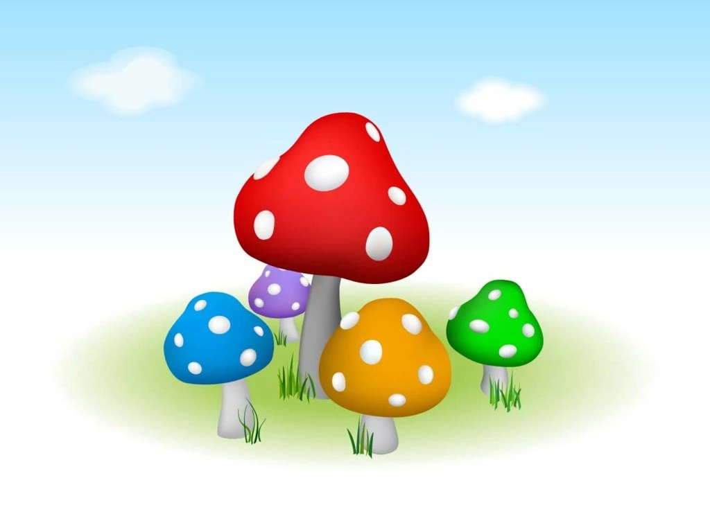 Wallpapers Vector Images View Full Size More Cartoon Mushrooms ...