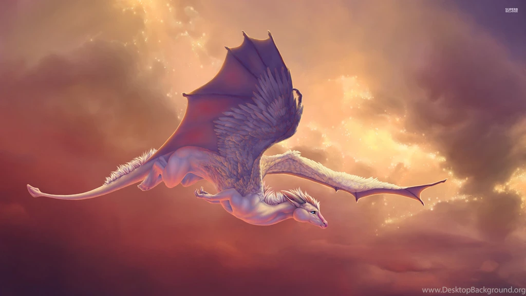 Cute Baby Dragon Flying Wallpapers Fantasy Wallpapers