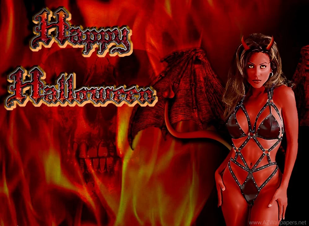 Freaky, Hot, Spooky, Sexy Halloween Greeting Cards Wallpapers ...