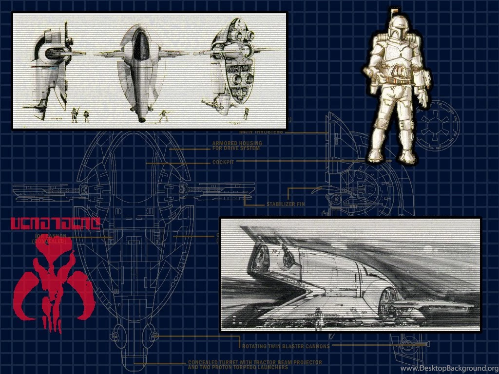 My Free Wallpapers   Star Wars Wallpapers : Slave 1   Project