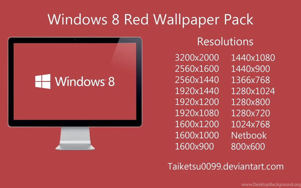 Windows 8 Red Wallpapers Pack By Taiketsu0099 By Taiketsu0099 On ...