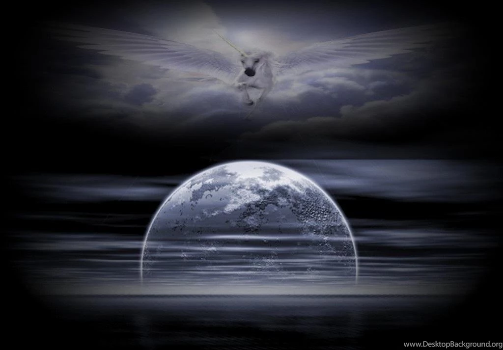 PEGASE UNICORN FLYING WALLPAPER (