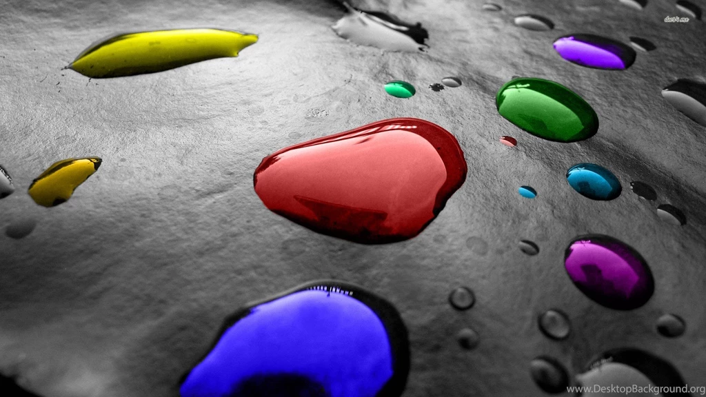 Colorful Water Drops Wallpapers   Abstract Wallpapers