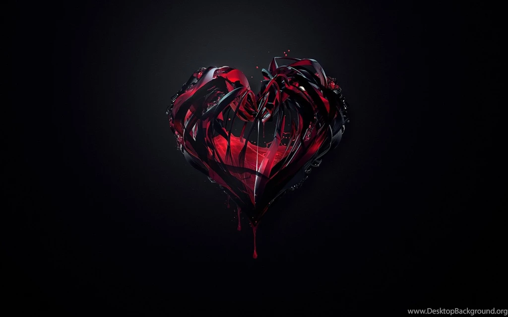 3D Crystal Diamond Heart Wallpapers