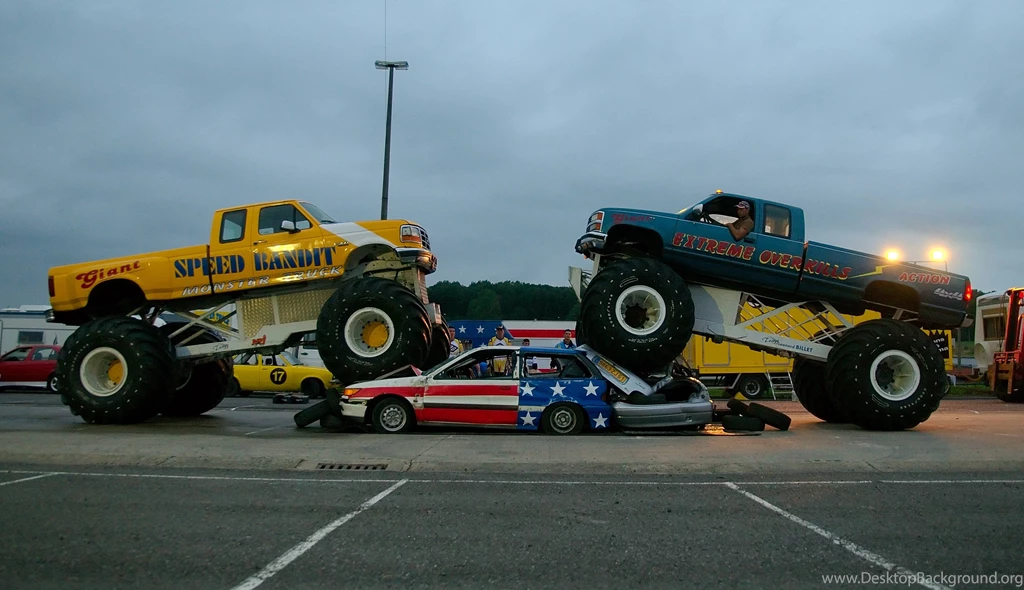 Monster Truck Collision Wallpapers HD