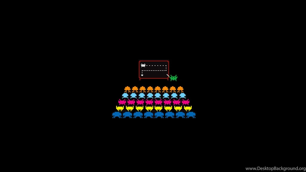 Space Invader Wallpapers Wallpapers HD Wide