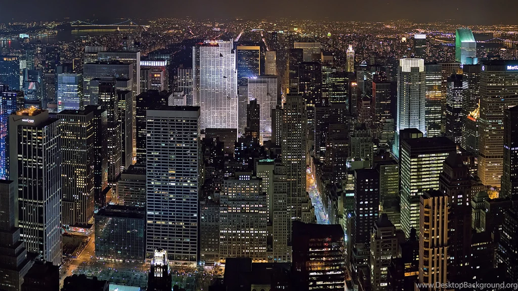 Download Wallpapers 3840x2160 New York, Night, Skyscraper 4K Ultra ...