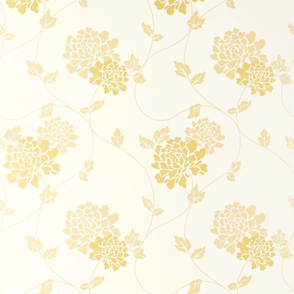 Yellow And White Wallpapers Klayar Home Design