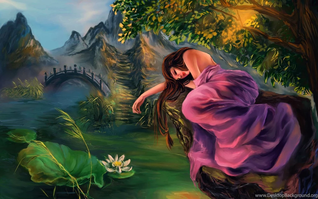 Lotus Girl Uhd Wallpapers   Ultra High Definition Wallpapers   4k ...