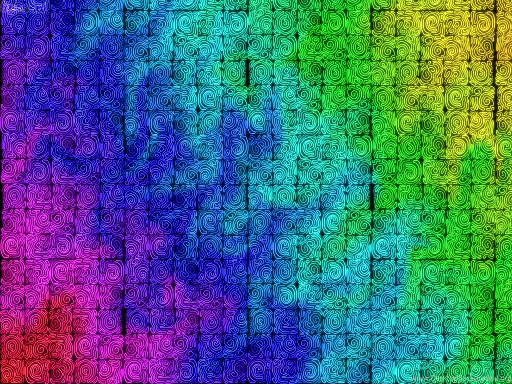 1280x768 Wallpaper: Ugly Rainbow Twisted Lines By FrensisRed On ...