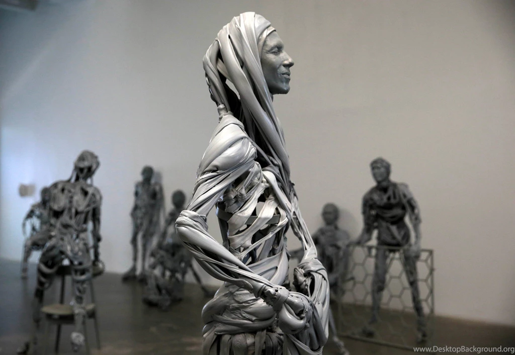 Psychedelic Dark Sculpture Art Artwork Statue Wallpapers ...