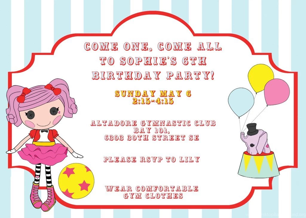 Lalaloopsy Invitation By JessicaEdwards On DeviantArt