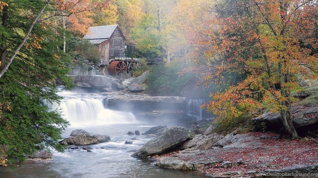 Glade Creek Grist Mill, Babcock State Park, West Virginia HD ...