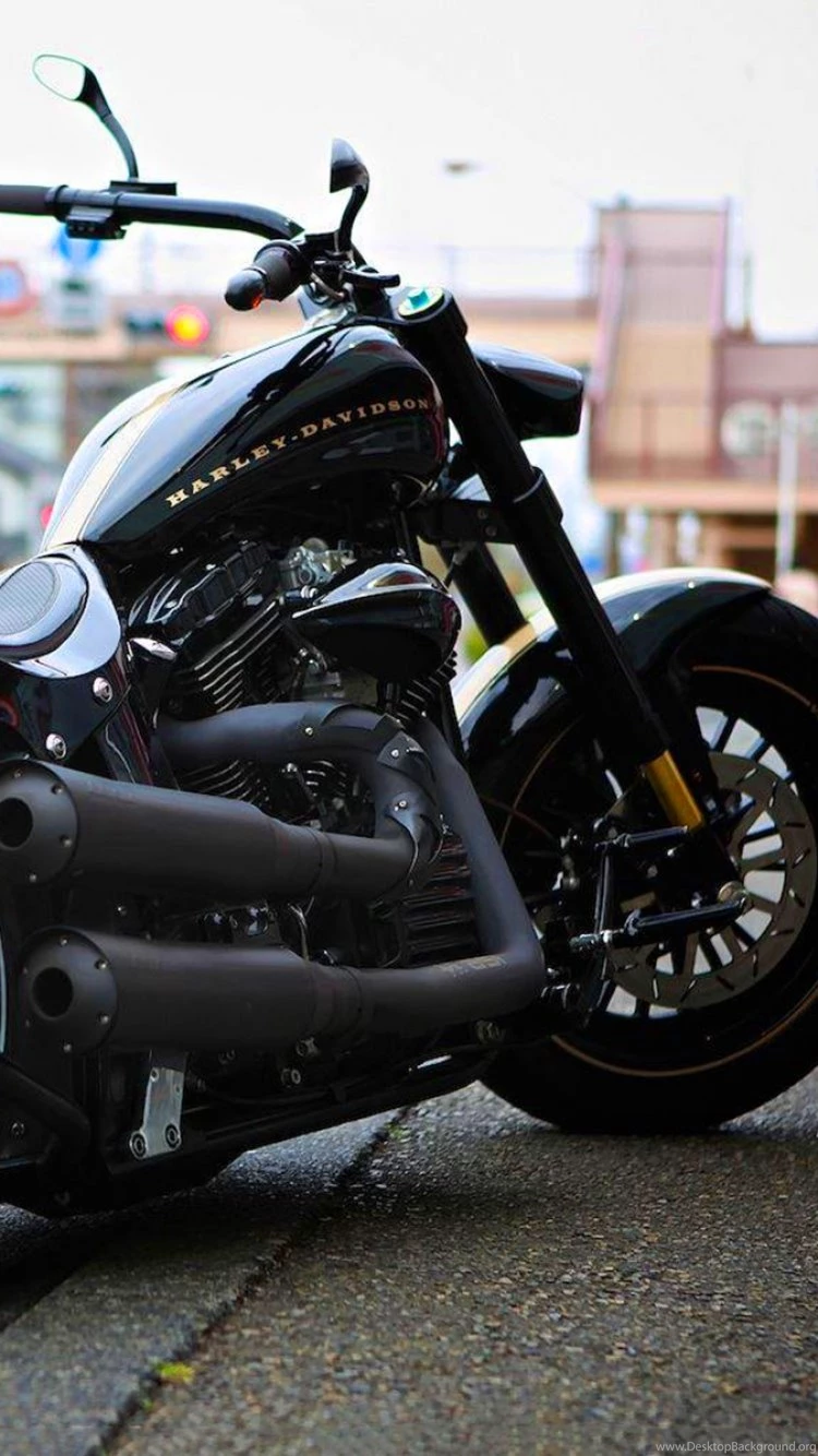 Download Wallpapers 750x1334 Harley davidson, Vintage, Softail ...