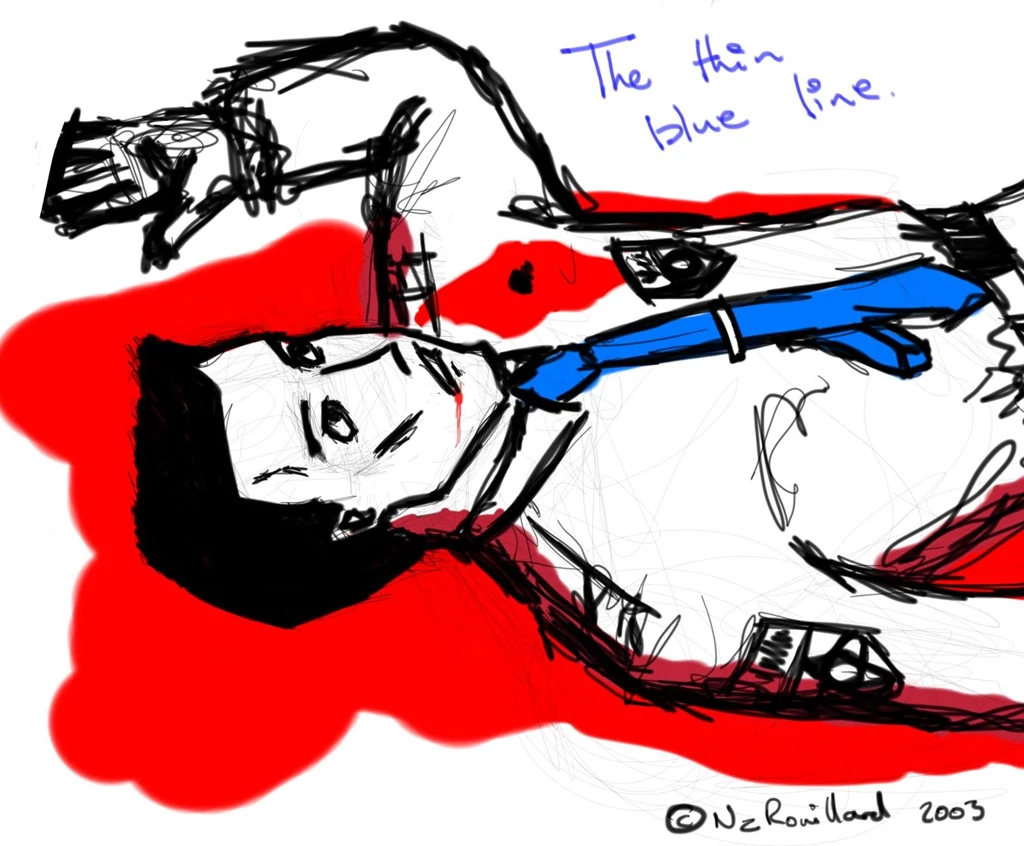 The Thin Blue Line By Kingnat On DeviantArt