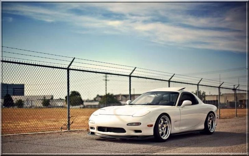 Mazda RX7 Tuning HD White Car Wallpapers – High Definition Blog