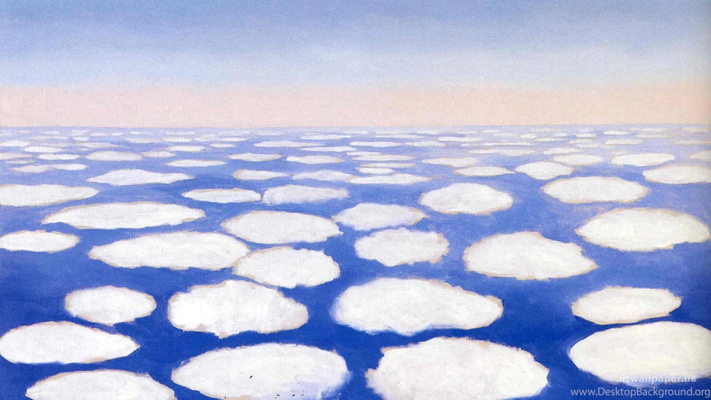 Wallpapers Magritte Georgia O Keeffe 1920x1080