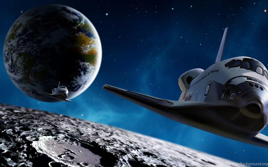 Spaces Shuttle From Earth The Moon Wallpapers (page 3) Pics About ...