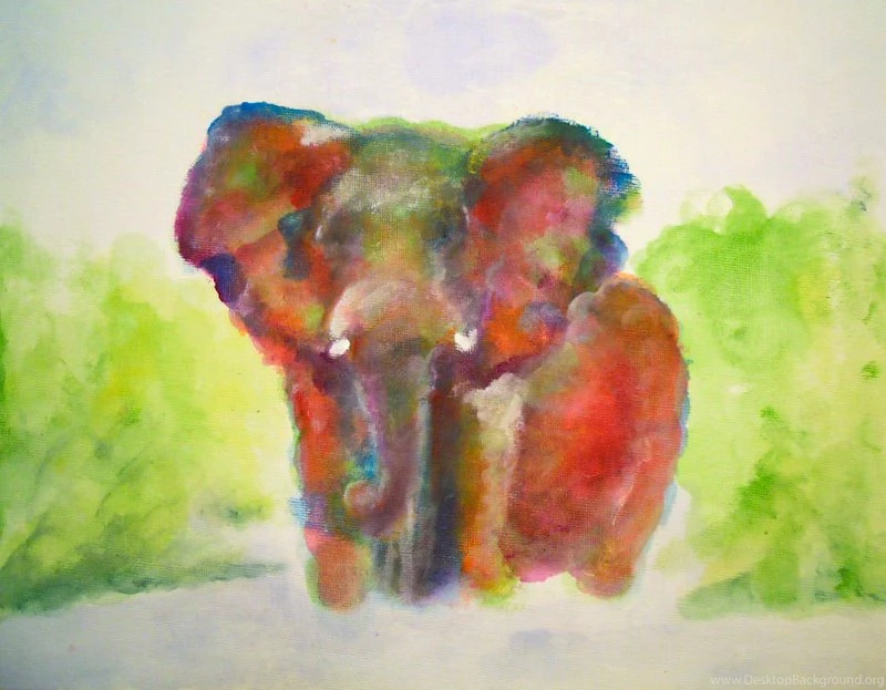 An Elephant A Day: Elephant No. 328: Scumbling