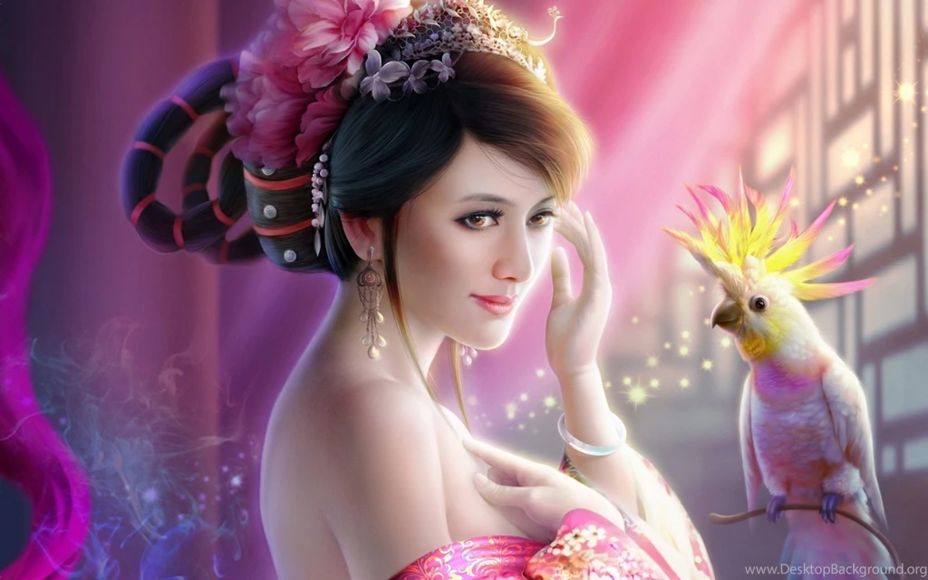 3D fantasy girl wallpapers