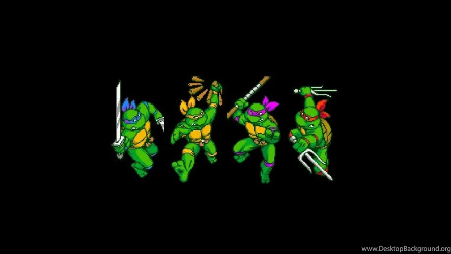 Teenage Mutant Ninja Turtles Arcade Desktop Background