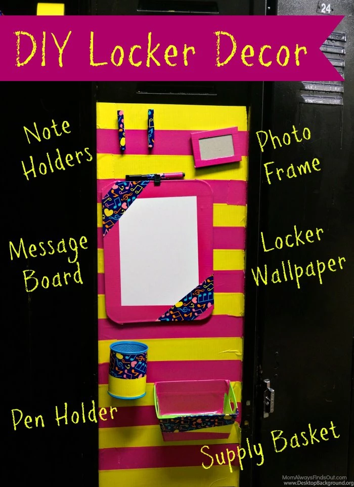 Diy Locker Decorations And Accessories Desktop Background